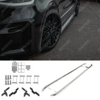 Trapezoid Side Bars In Stainless Steel For Volkswagen Transporter SWB T7 2025 On