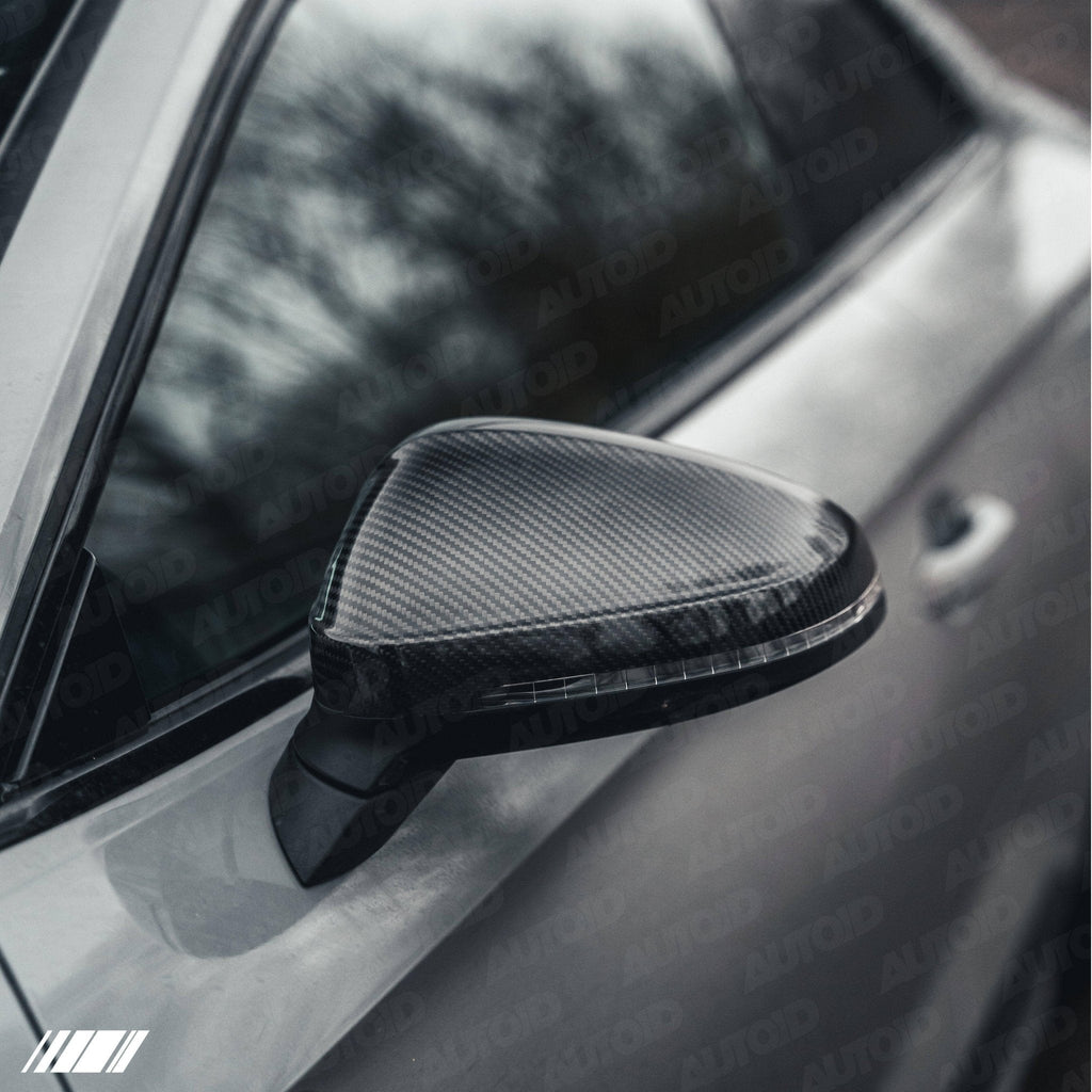 TRE Pre-preg Carbon Fibre Wing Mirror Covers for Audi A4 & A5 Series (2015+, B9)