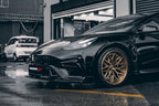 DARWINPRO - TESLA MODEL 3 IMP PERFORMANCE PARTIAL CARBON FIBER FRONT BUMPER