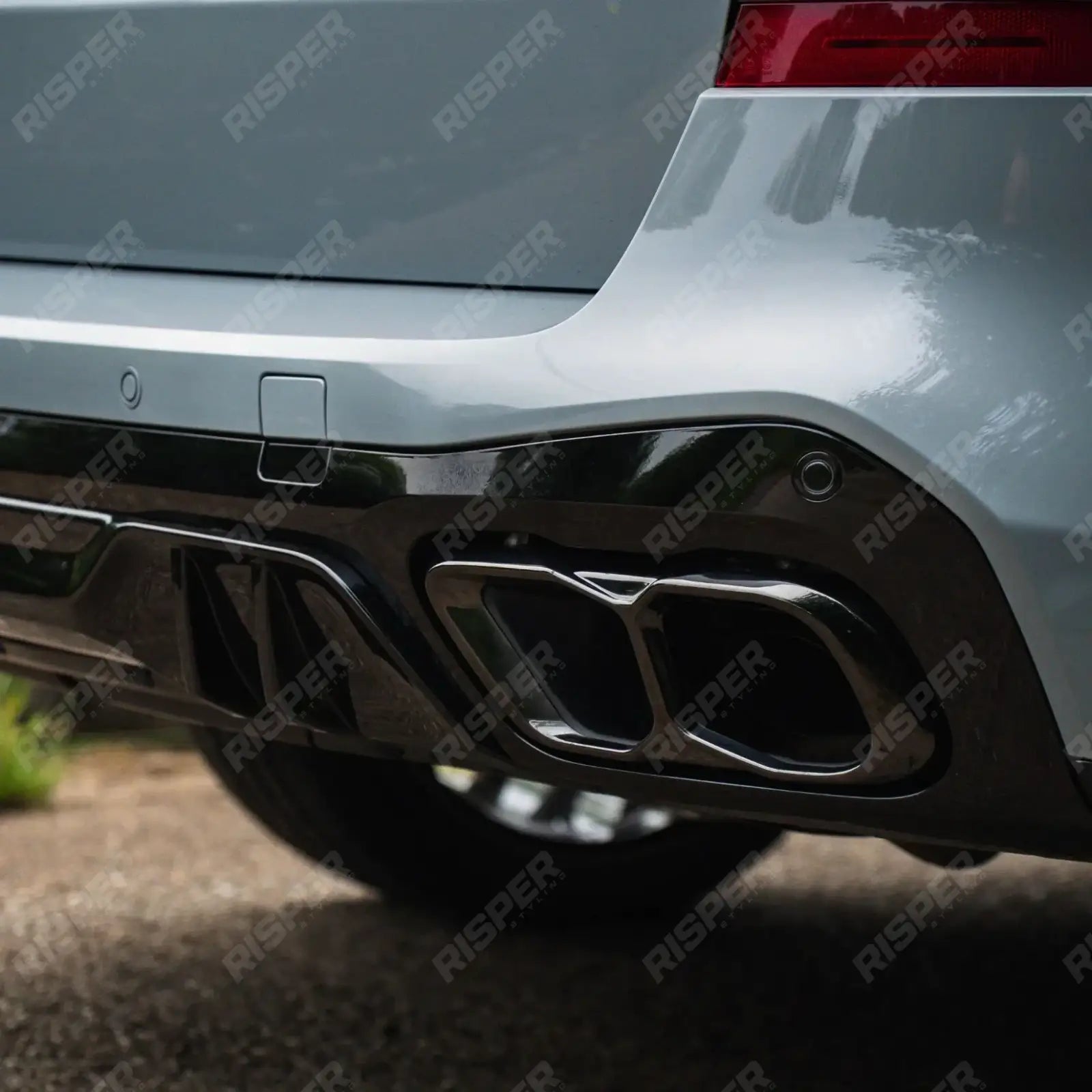 Upgrade Exhaust Tips Pair For BMW X5 G05 LCI M Sport 2023+