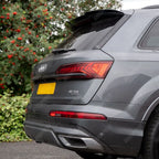 Upper Rear Spoiler in Gloss Black For Audi Q7 S-LINE 2016+