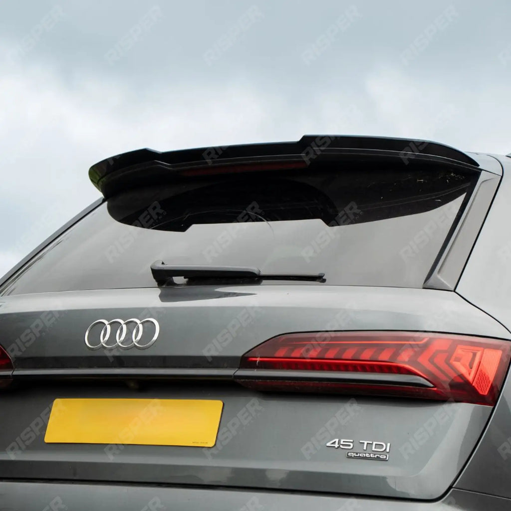 Upper Rear Spoiler in Gloss Black For Audi Q7 S-LINE 2016+