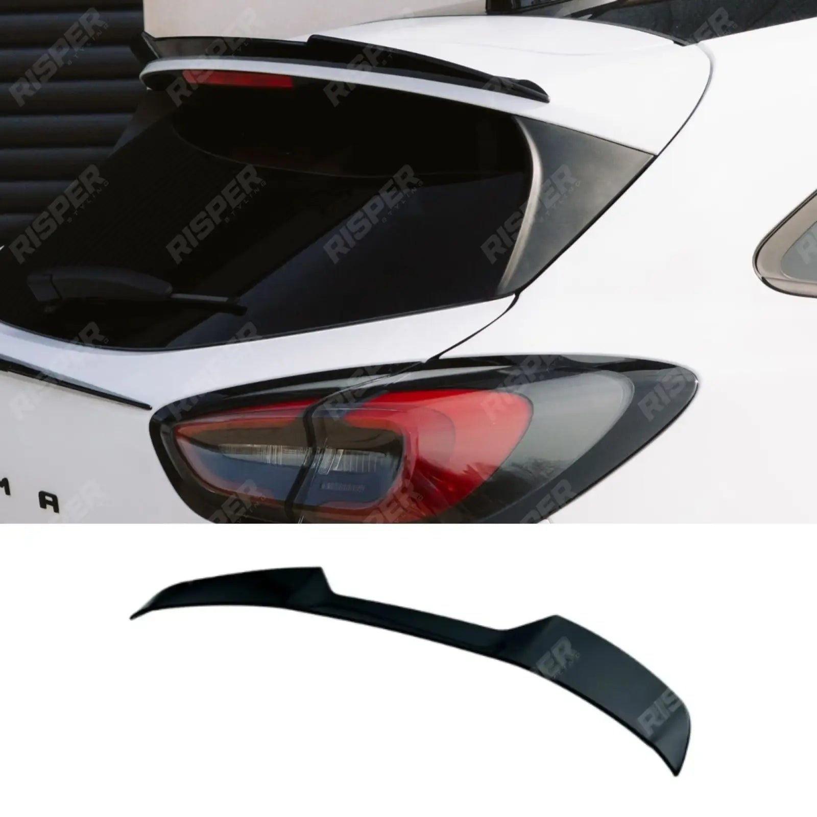 Upper Roof Spoiler In Gloss Black For Ford Puma ST Line 2019+