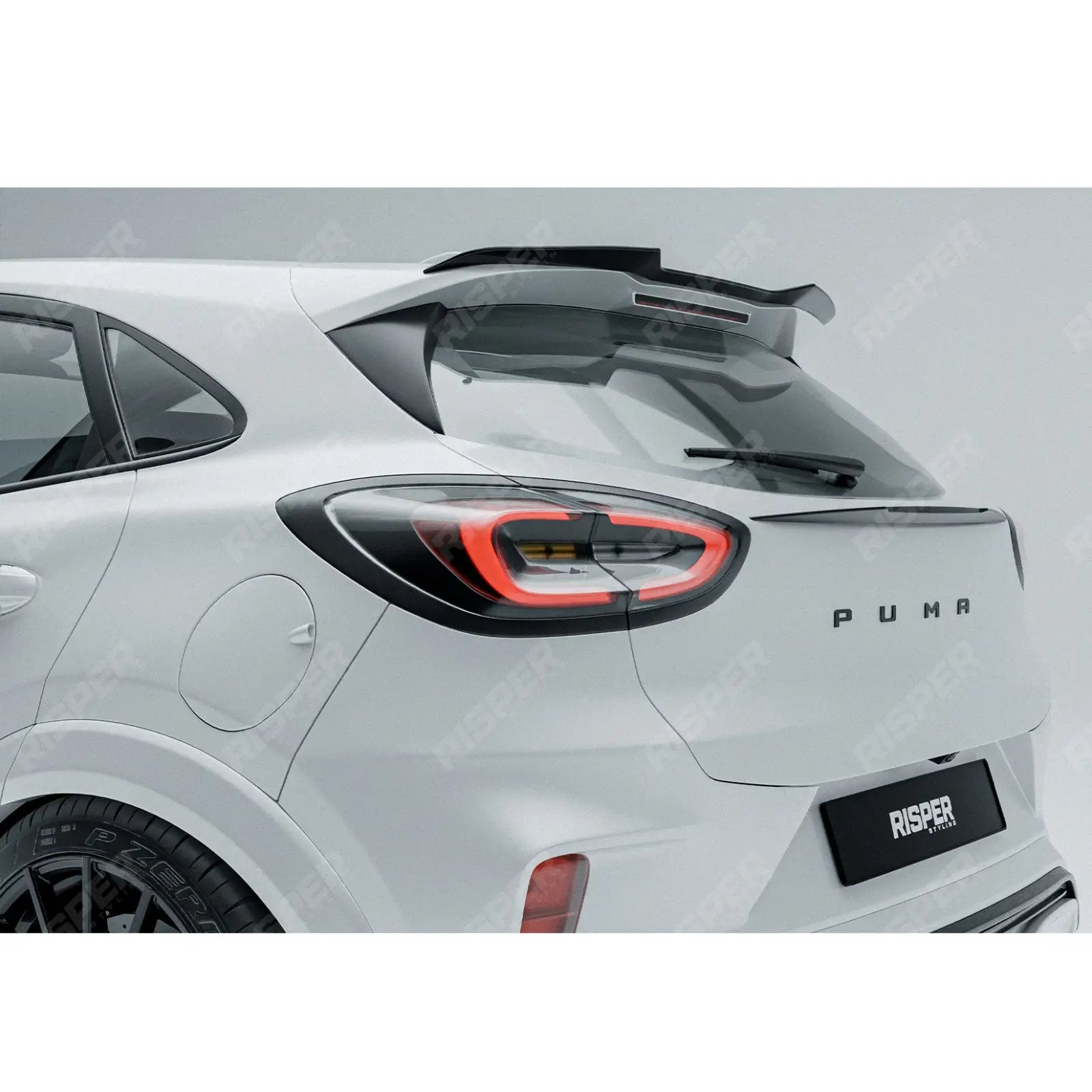 Upper Roof Spoiler In Gloss Black For Ford Puma ST Line X 2019+