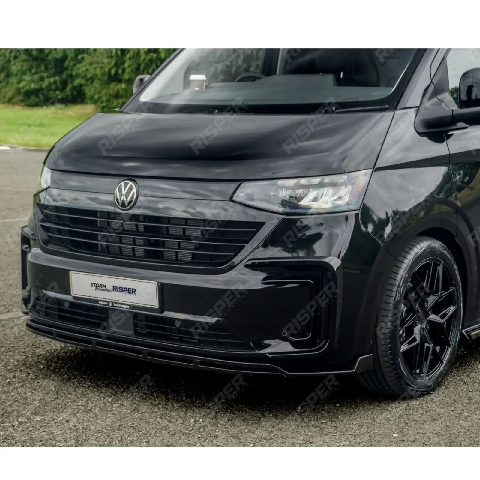 V1 Premium Aero Kit In Gloss Black For Volkswagen Transporter T7 LWB 2025 on