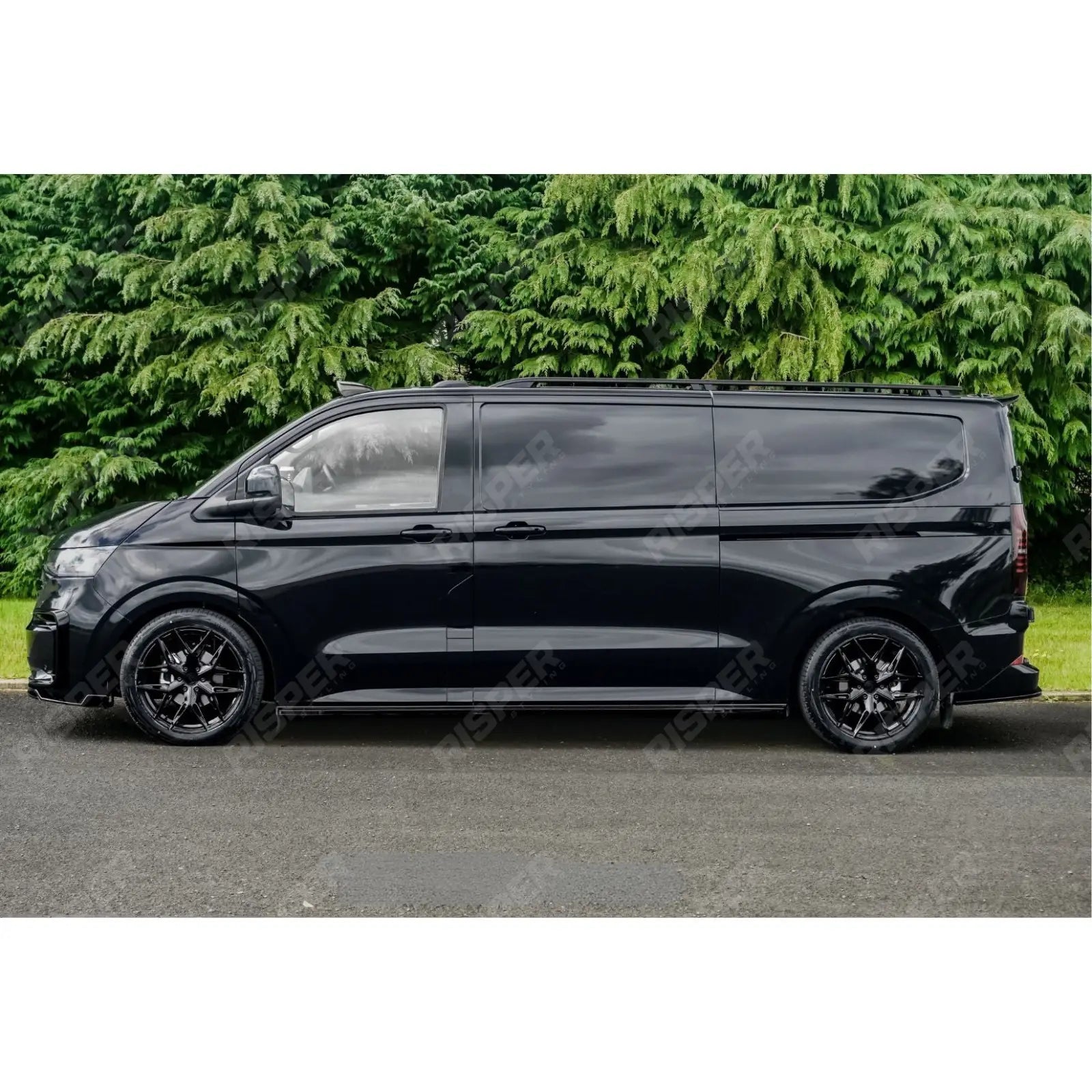 V1 Premium Aero Kit In Gloss Black For Volkswagen Transporter T7 LWB 2025 on
