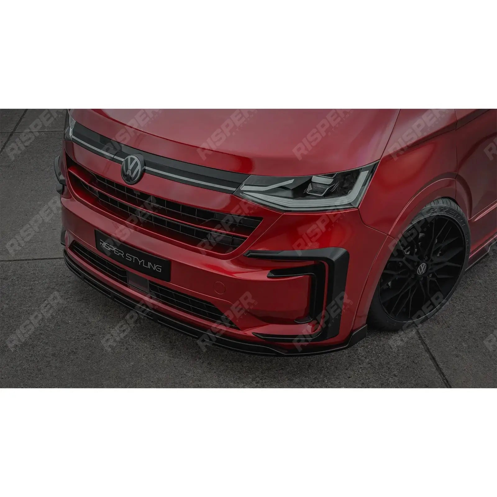 V1 Premium Aero Kit In Gloss Black For Volkswagen Transporter T7 LWB 2025 on