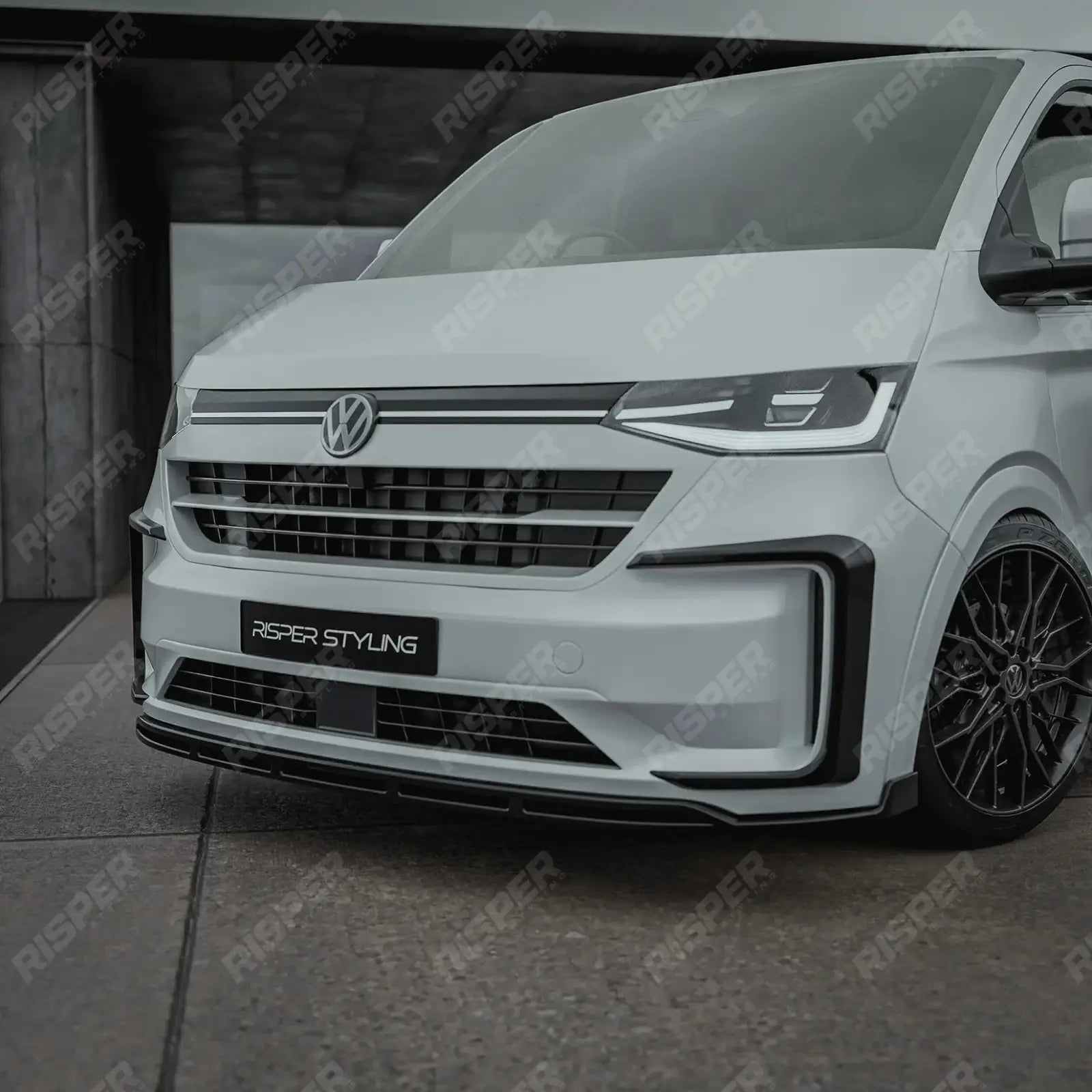 V1 Premium Aero Kit In Gloss Black For Volkswagen Transporter T7 LWB 2025 on