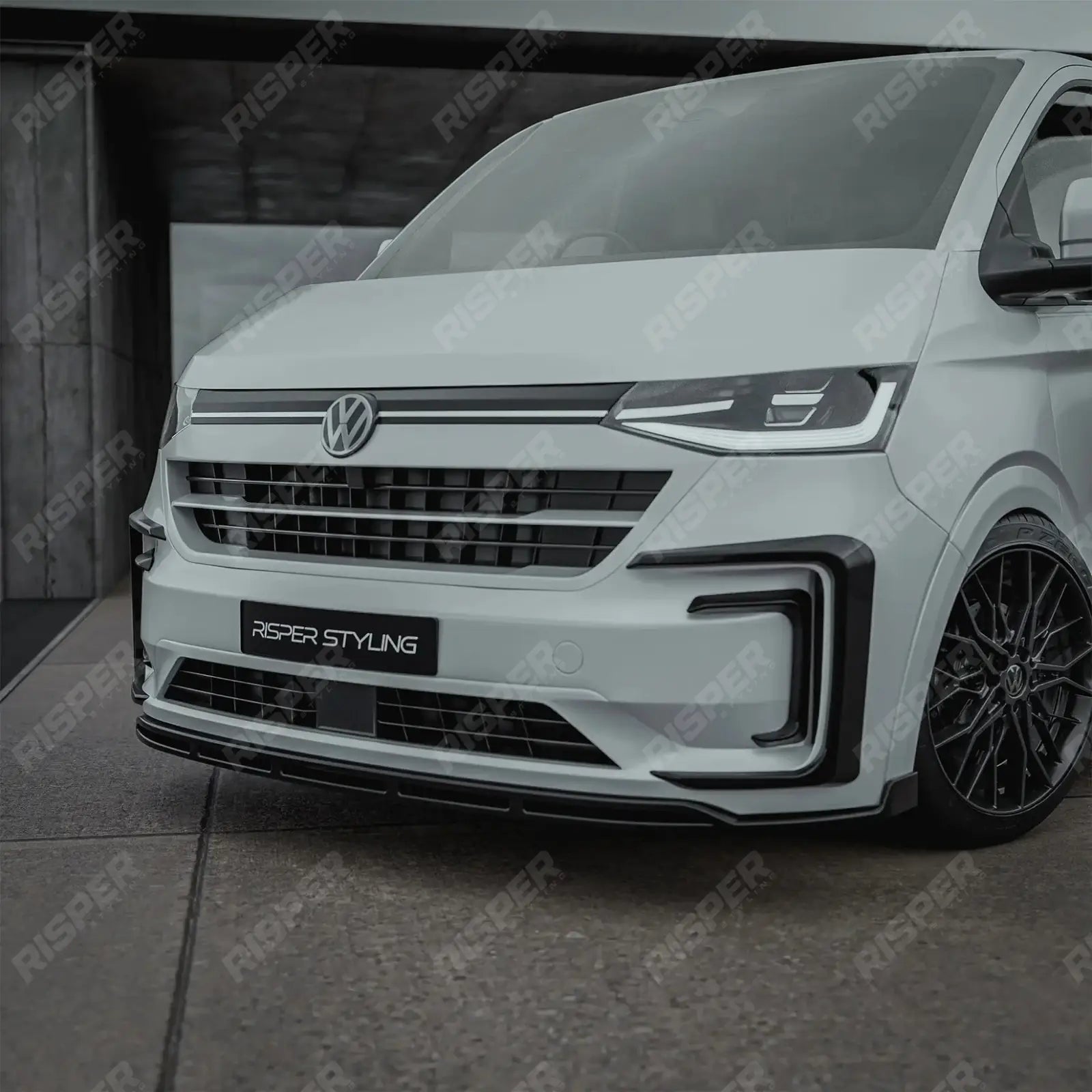 V1 Premium Aero Kit In Gloss Black For Volkswagen Transporter T7 SWB 2025 on