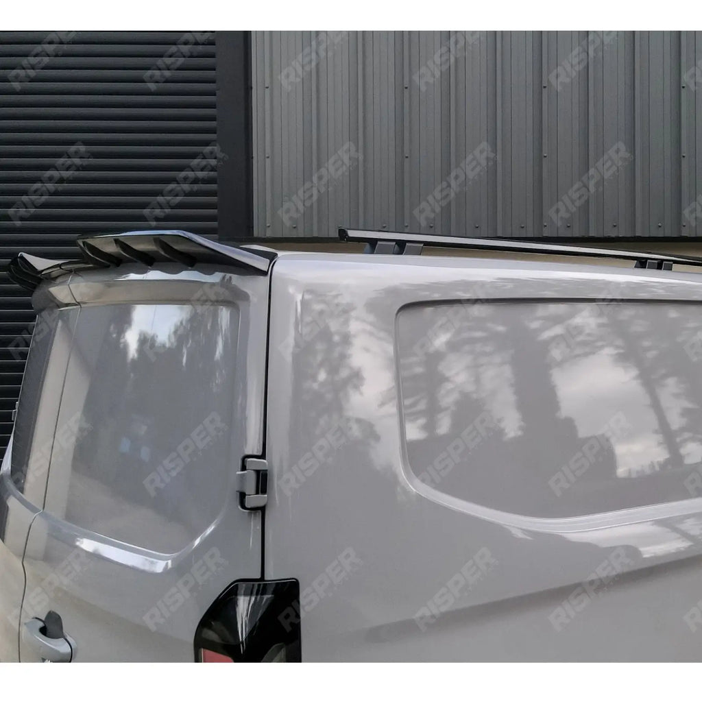 V1 Rear Spoiler Barn Door In Gloss Black For Ford Transit Custom MK2 2024 On