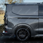 V1 Rear Spoiler Barn Door In Gloss Black For Ford Transit Custom MK2 2024 On