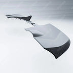 V1 Rear Spoiler Barn Door In Gloss Black For Ford Transit Custom MK2 2024 On