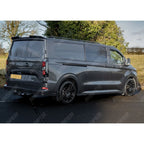 V1 Rear Spoiler Barn Door In Gloss Black For Ford Transit Custom MK2 2024 On