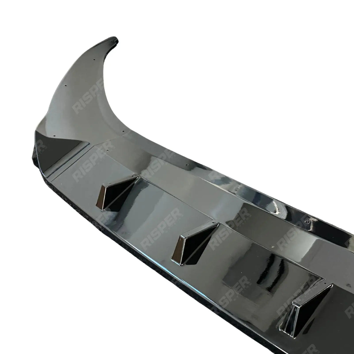 V2 Front Splitter In Gloss Black For Vw Caddy 2021 On