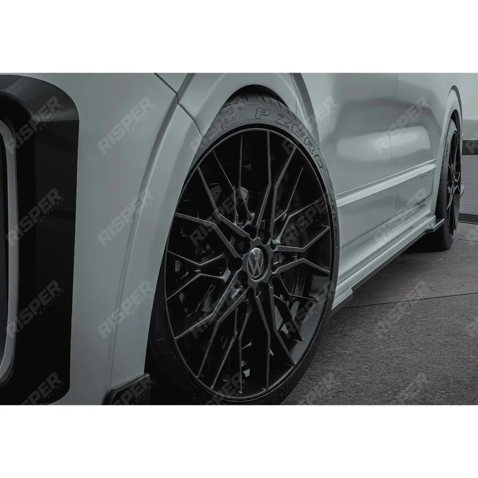 V2 Premium Aero Kit In Gloss Black For Volkswagen Transporter T7 LWB 2025 on