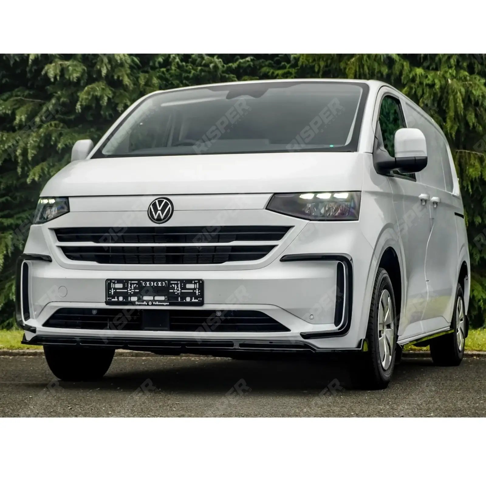 V2 Premium Aero Kit In Gloss Black For Volkswagen Transporter T7 SWB 2025 on