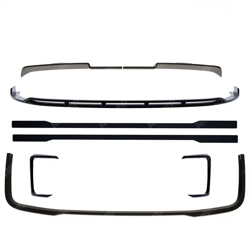 V2 Premium Aero Kit In Gloss Black For Volkswagen Transporter T7 SWB 2025 on