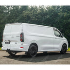 V2 Rear Spoiler In Gloss Black For Ford Transit Custom MK2 2024 On Barn Door