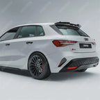 V2 Spoiler Cap In Gloss Black For Audi A3 8Y Sport Back 2021+