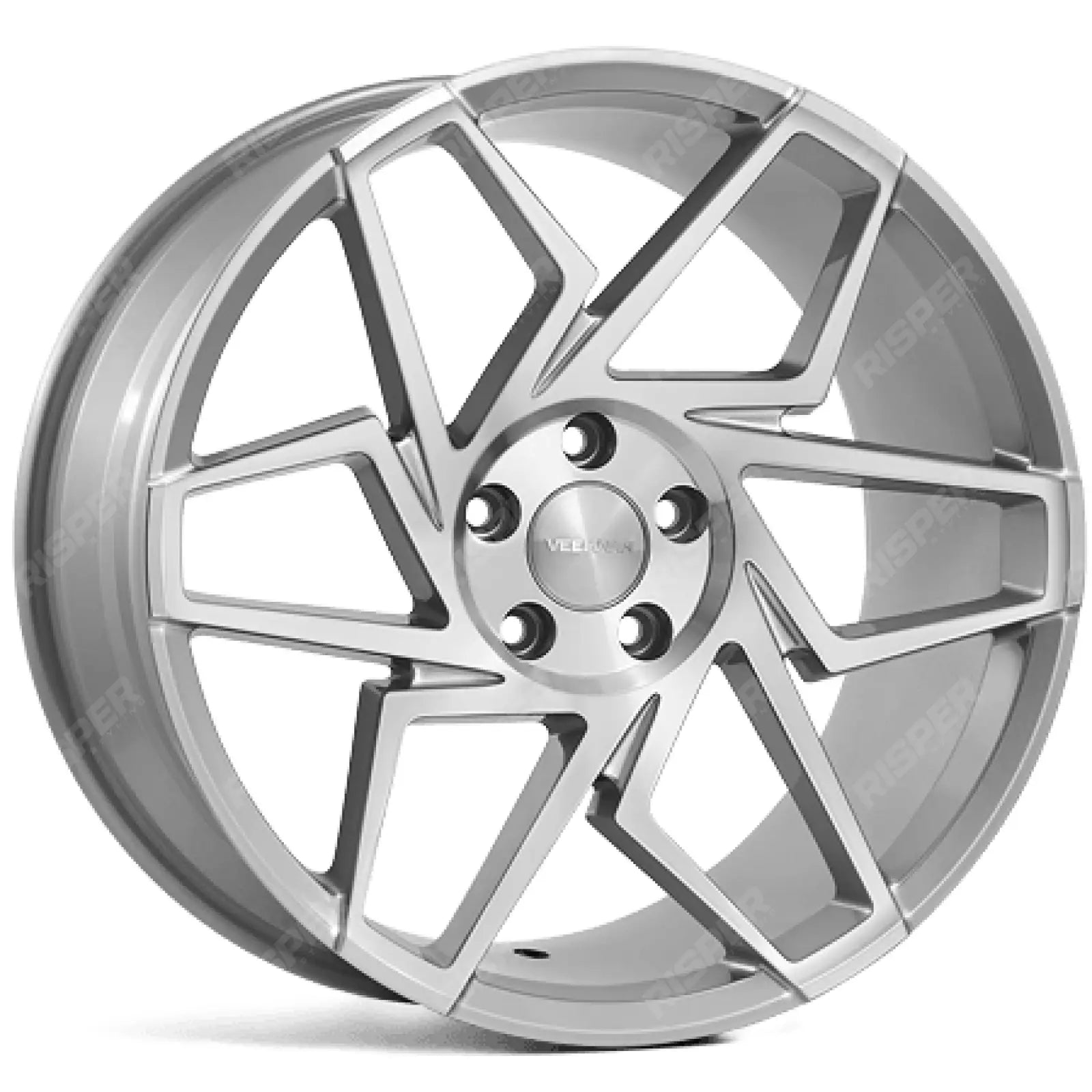 Veemann V-fs27r 20x8.5 5x120 Et35 Cb72.56 - Silver Machined