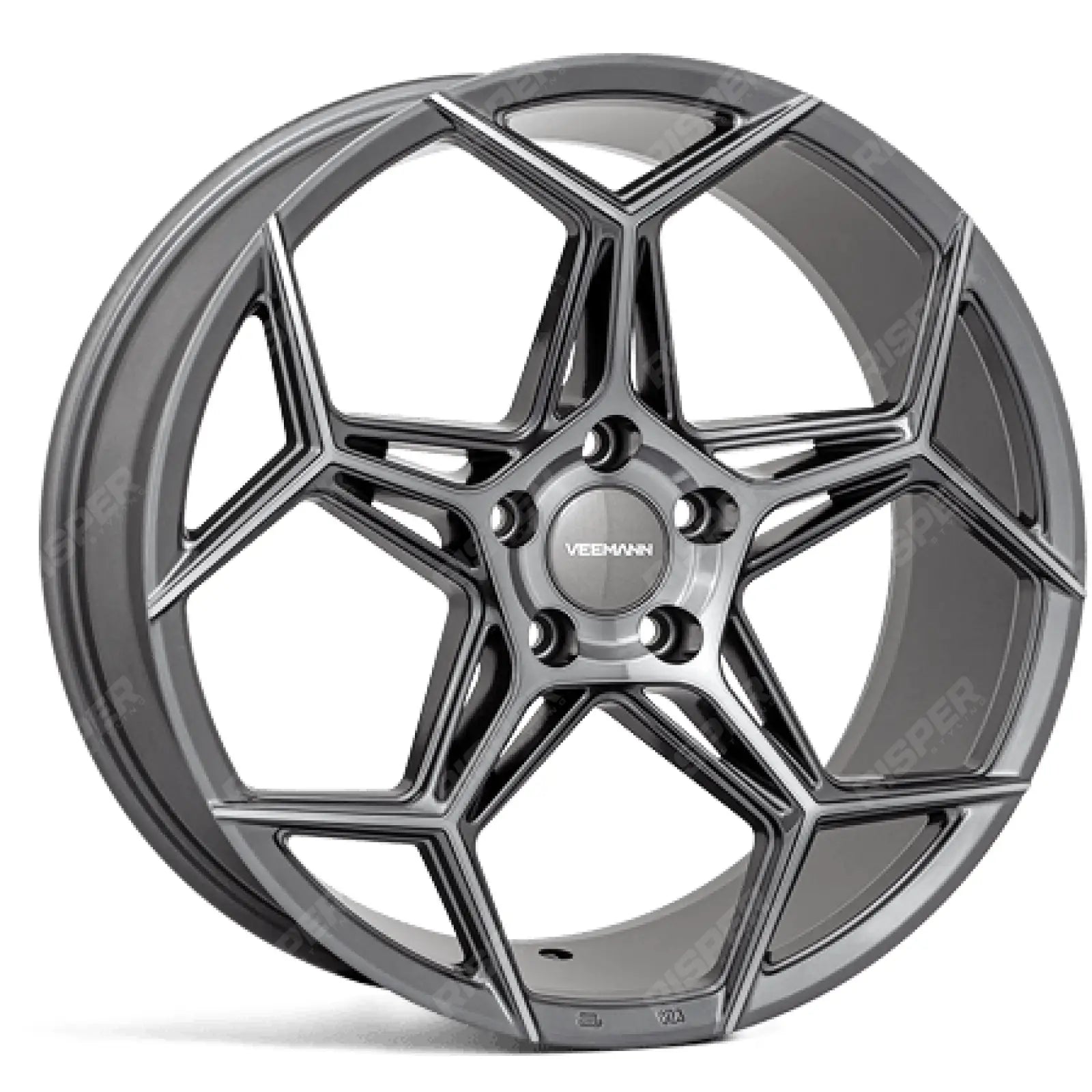 Veemann V-fs40 20x8.5 5x120 Et35 Cb72.56 - Graphite Smoke Machined