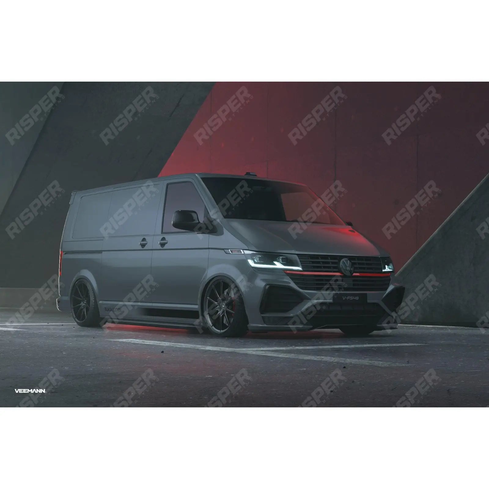 Veemann - V-fs48 20x8.5 5x120 Et35 Cb75.56 - Gloss Black