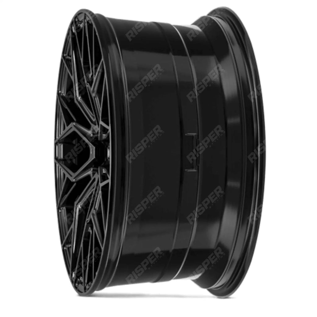 Veemann V-FS51 22X9.5 5X112 ET26 Gloss Black Deep Concave