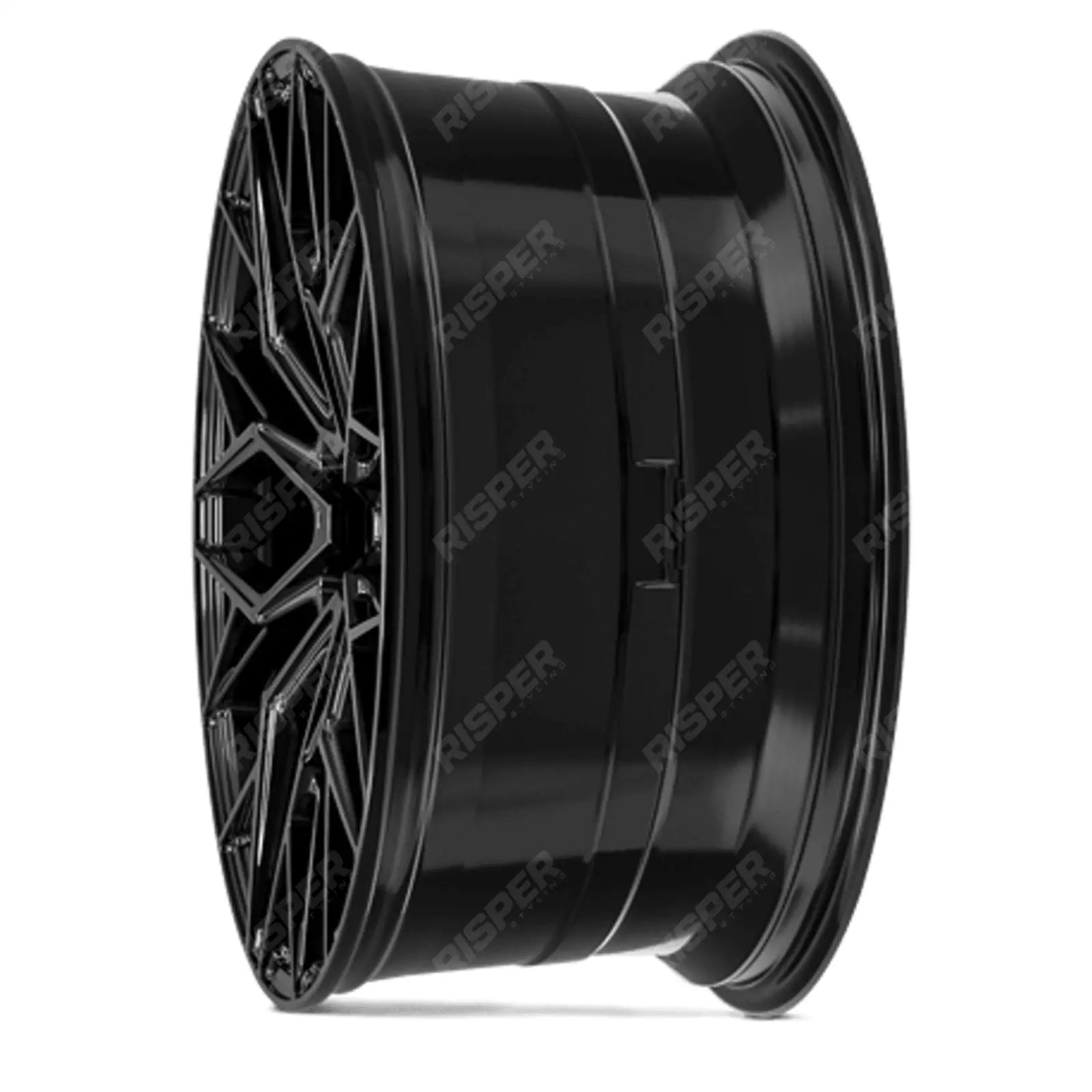 Veemann V-FS51 23X10 5X112 ET30 Gloss Black Deep Concave - QTY 1