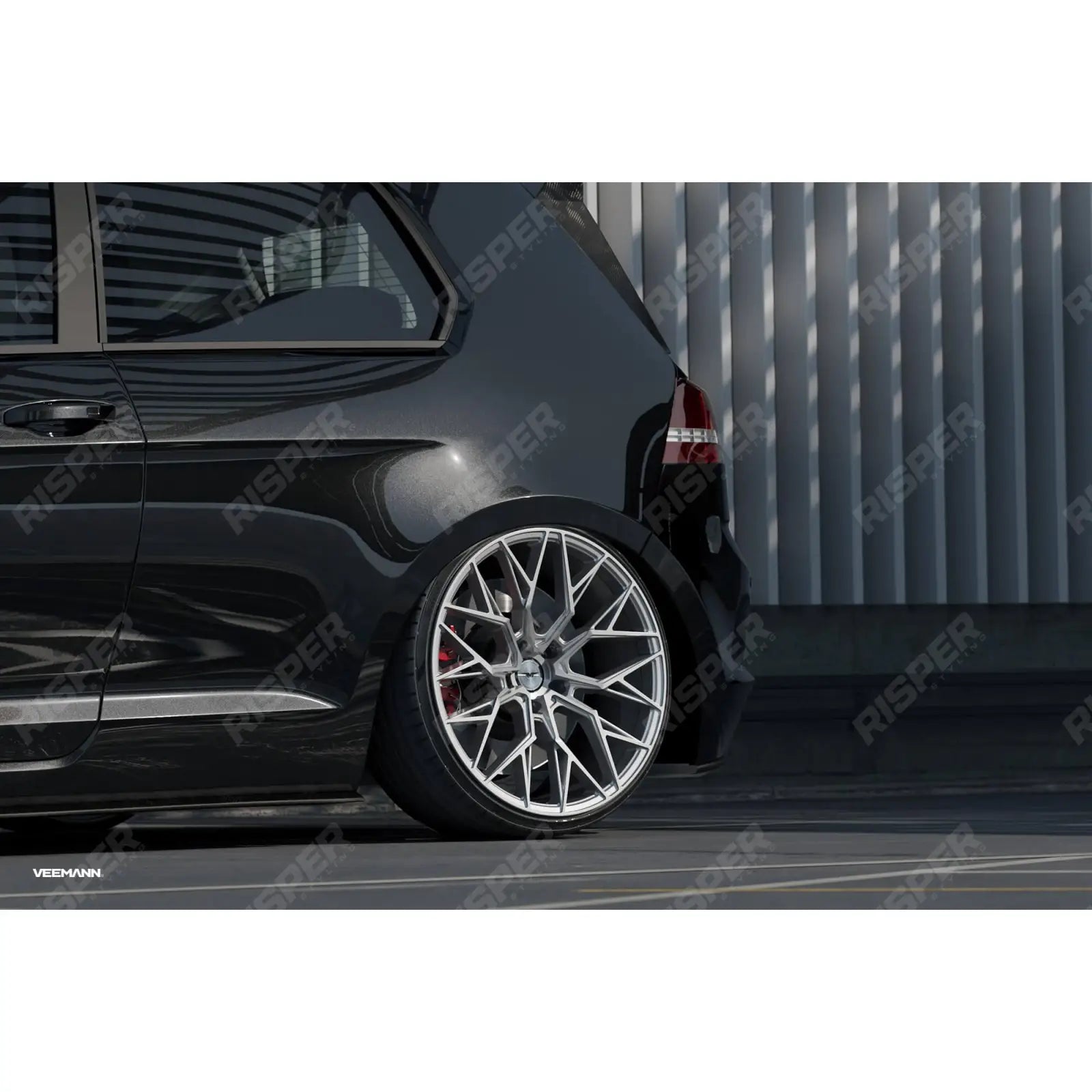 Veemann - V-fs51 Gloss Black 20x8.5 5x112