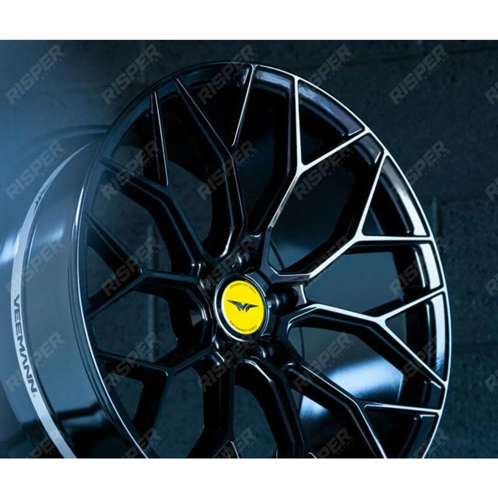 Veemann V-fs66 20 Inch Alloy Wheels 5x112 - Gloss Black - Staggered Set Of 4