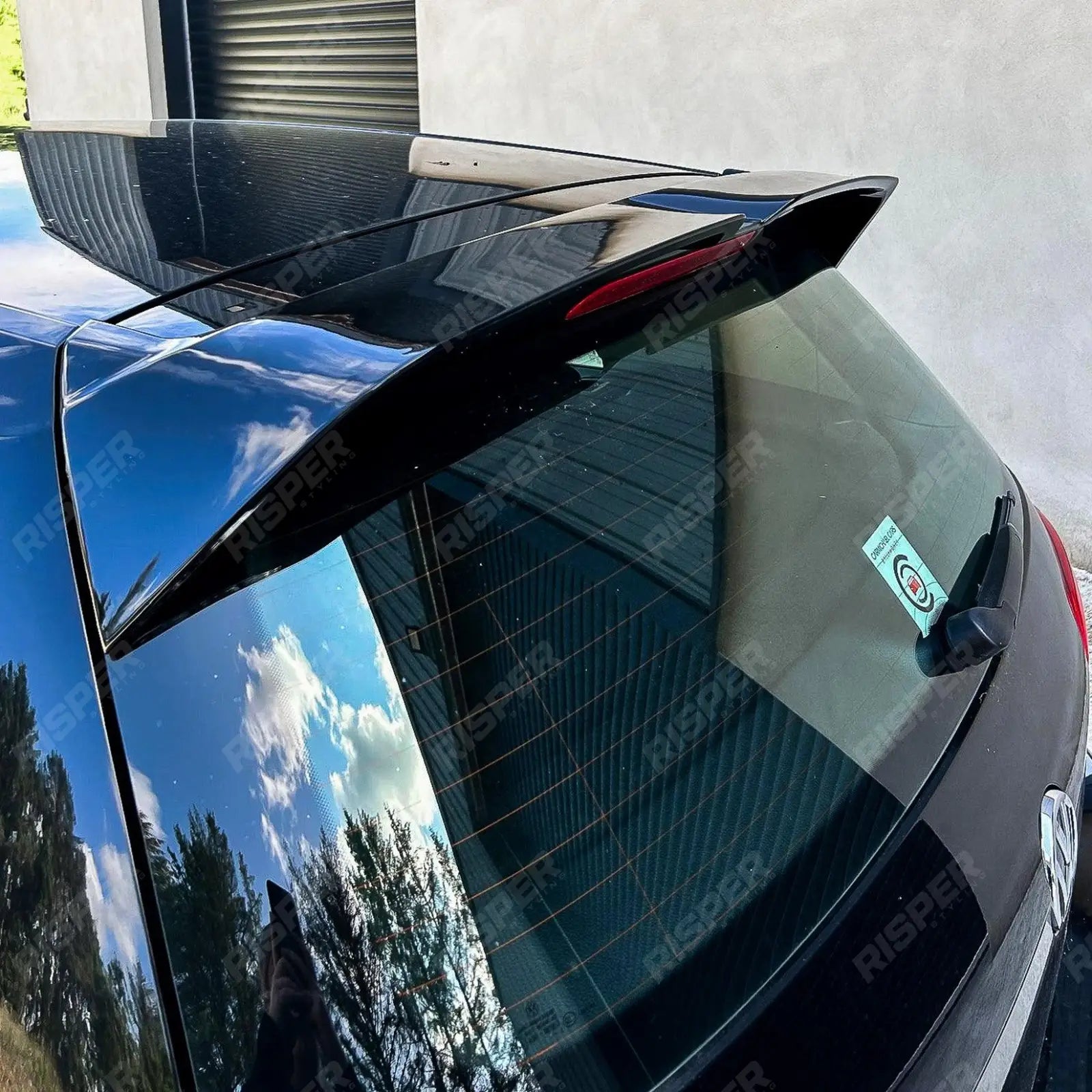 Volkswagen Golf MK7/7.5 TSI/TDI 2012-2020 - Oettinger Style Rear Spoiler in Gloss Black
