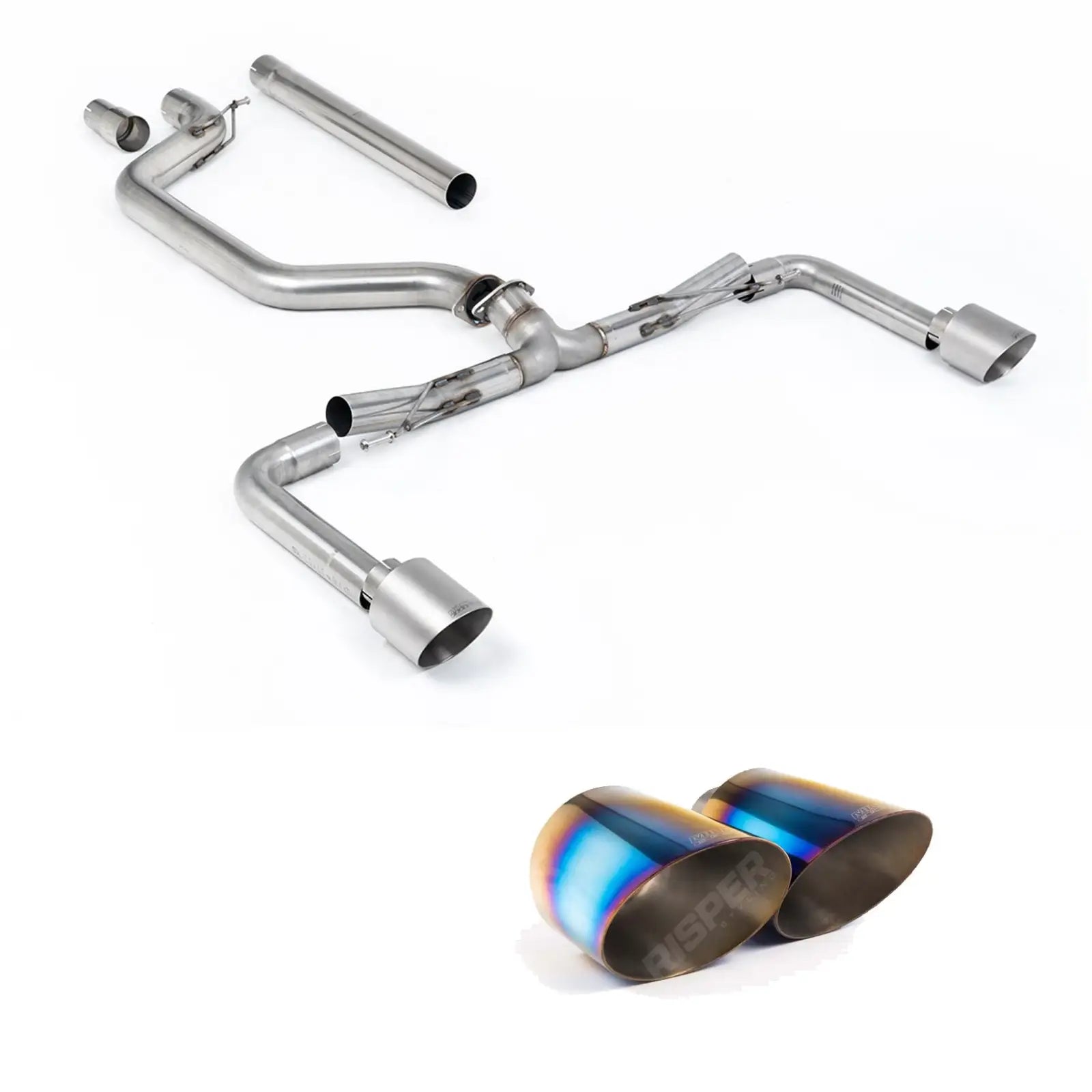 Volkswagen Golf MK8 GTi 2020-2024 (245ps) Milltek Sport OPF Back Exhaust System