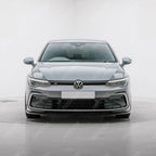 Volkswagen Golf MK8 GTI/GTD/R/R Line 2020+ - Gloss Black 3-Piece Front Splitter V1