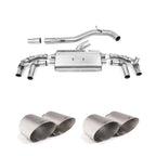 Volkswagen Golf MK8 R 2020-2024 (320ps) Milltek Sport Non Resonated OPF Back Exhaust System