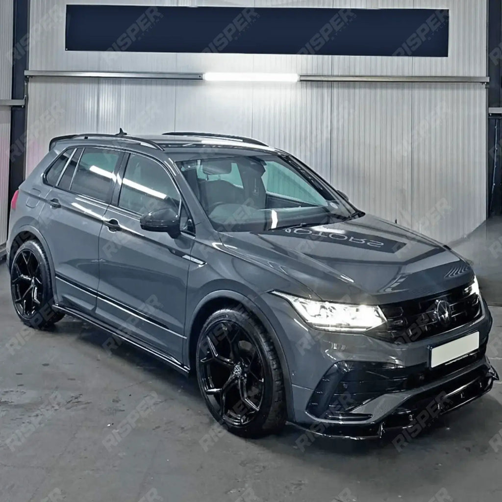 Volkswagen Tiguan MK2 R / R-LINE 2020+ Aero Body Kit - Gloss Black