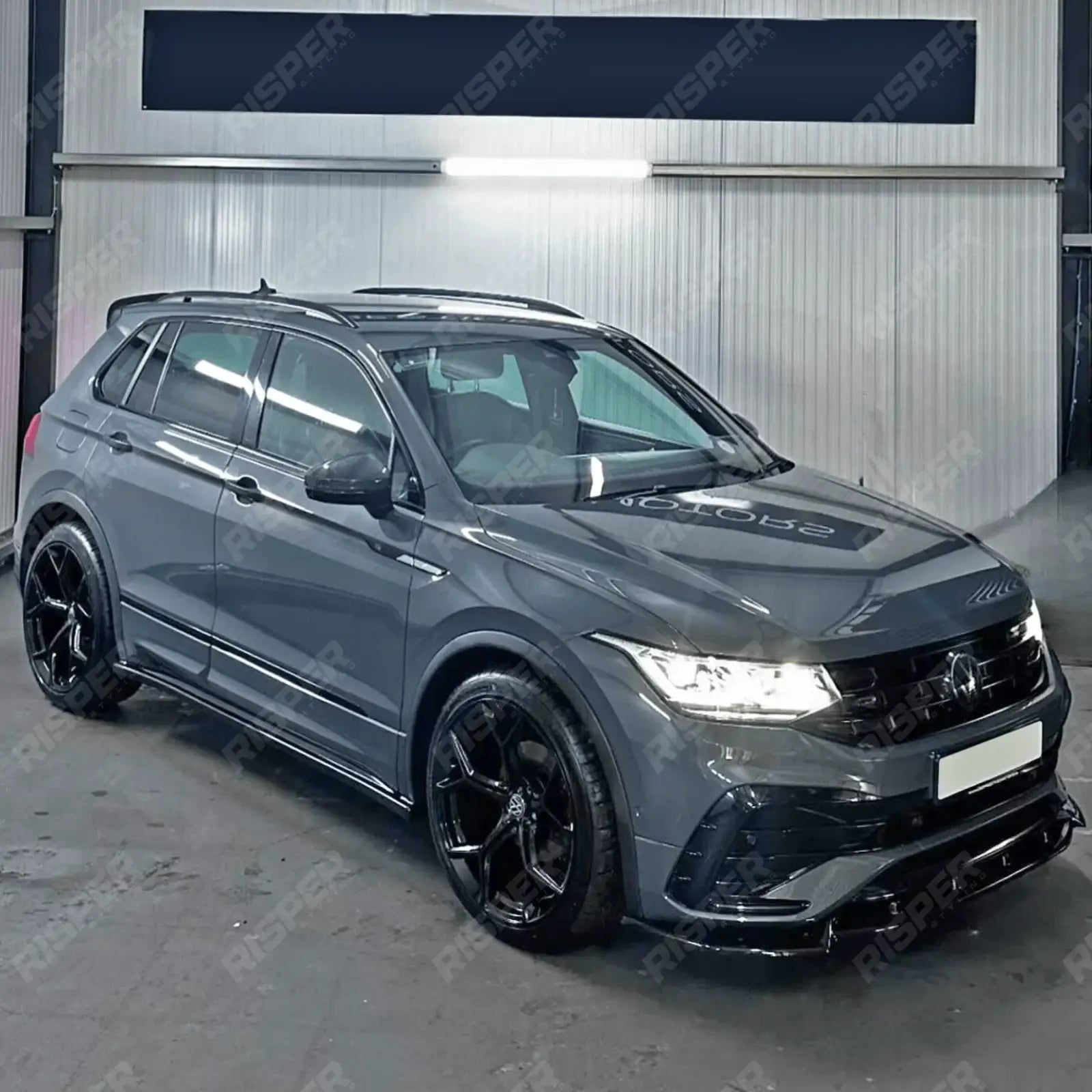 Volkswagen Tiguan MK2 R / R-LINE 2020+ Aero Body Kit - Gloss Black