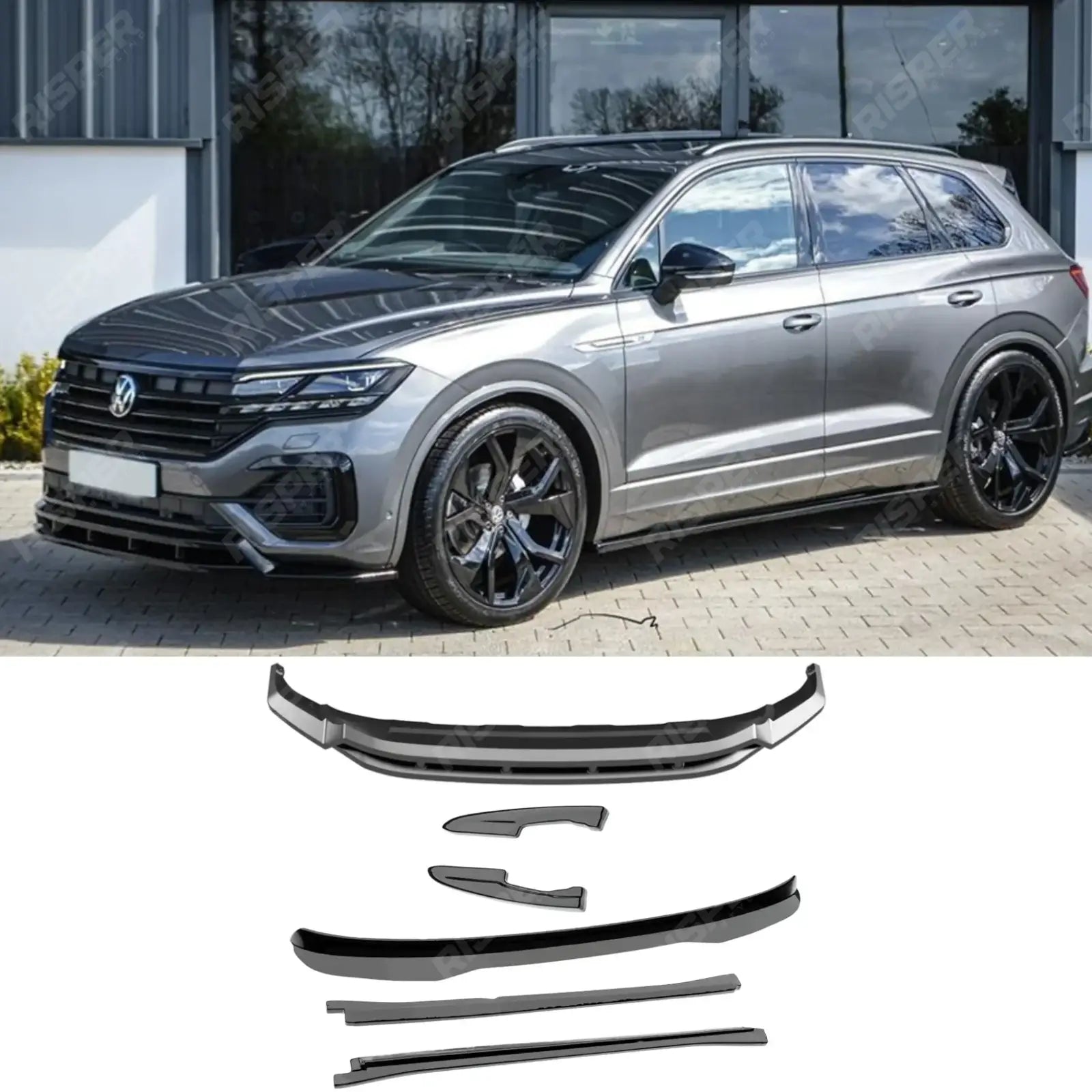 Volkswagen Touareg MK3 R Line 2018-2023 Aero Body Kit In Gloss Black