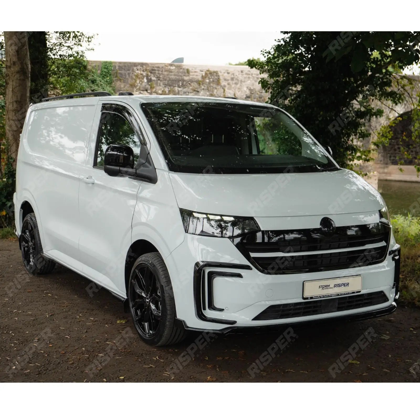 Volkswagen Transporter T7 2025 on Inner Canard Loops In Gloss Black