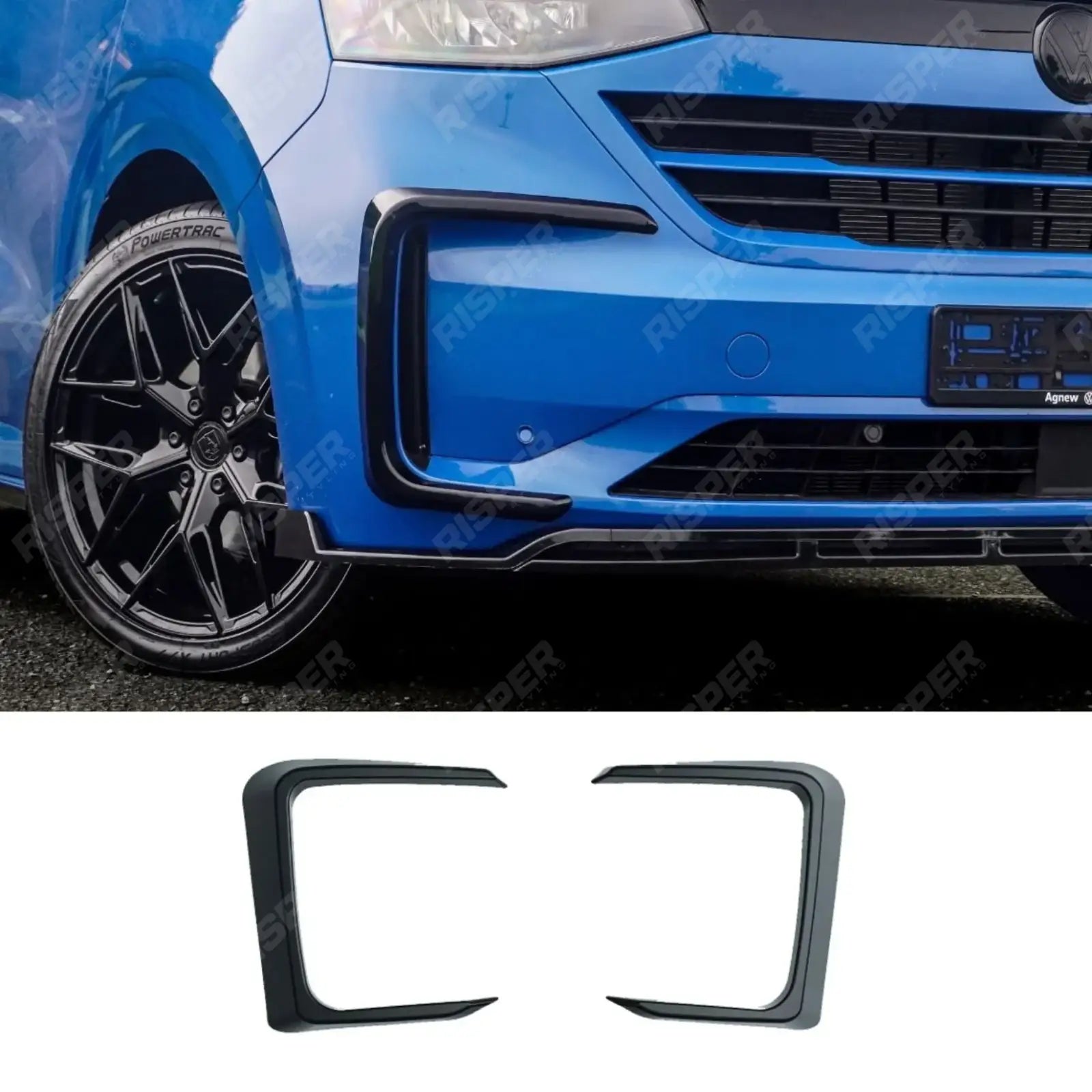 Volkswagen Transporter T7 2025 on Outer Canard Loops In Gloss Black