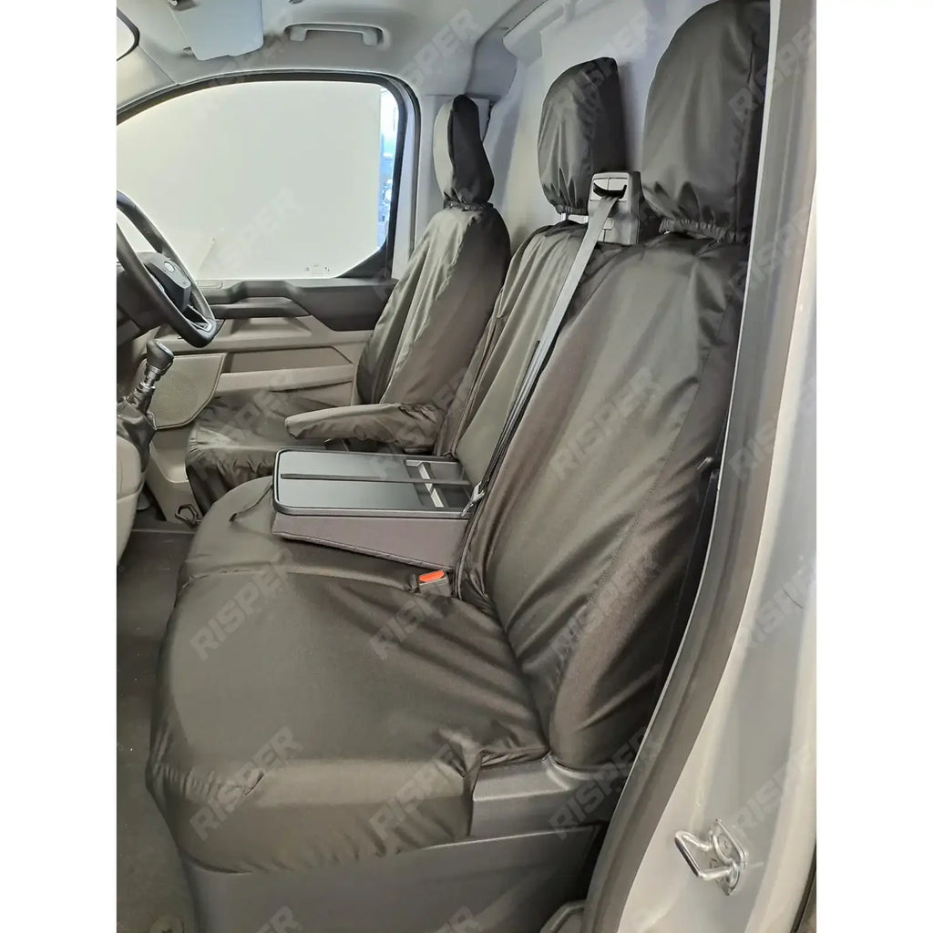 Volkswagen Transporter T7 2025+ Tailored Front Seat Covers In Black