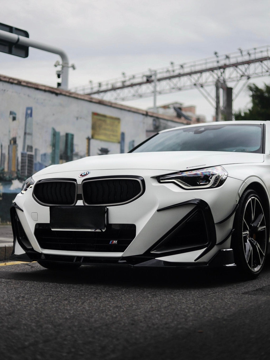 VTEN - BMW 2 SERIES G42 M240I PP FRONT LIP GLOSS BLACK