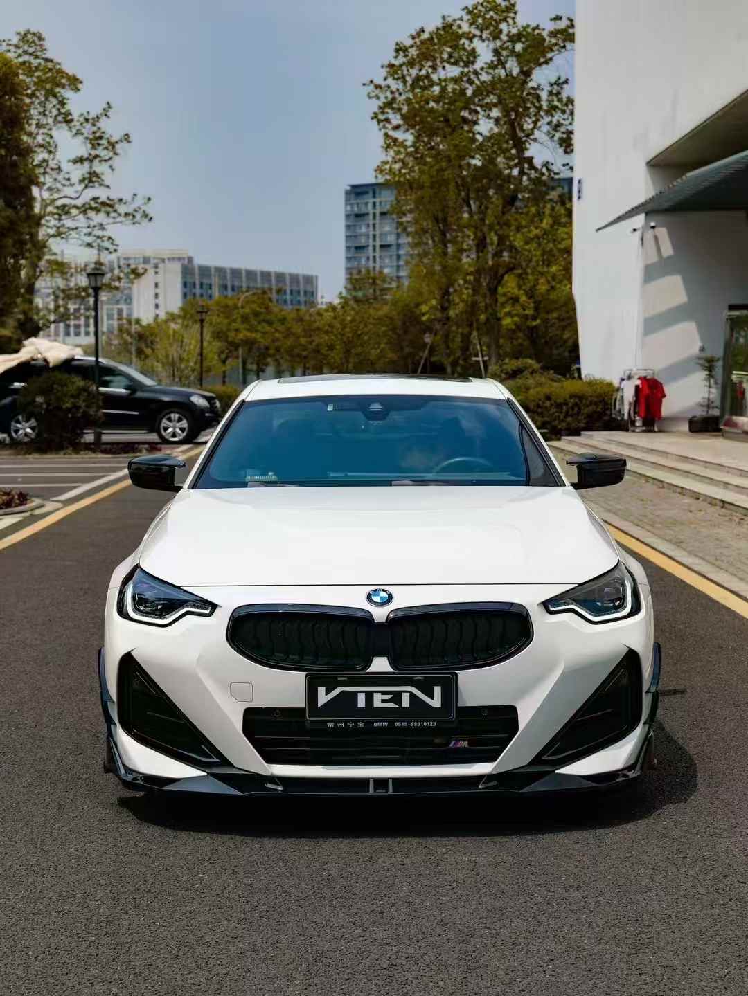 VTEN - BMW 2 SERIES G42 M240I PP FRONT LIP GLOSS BLACK