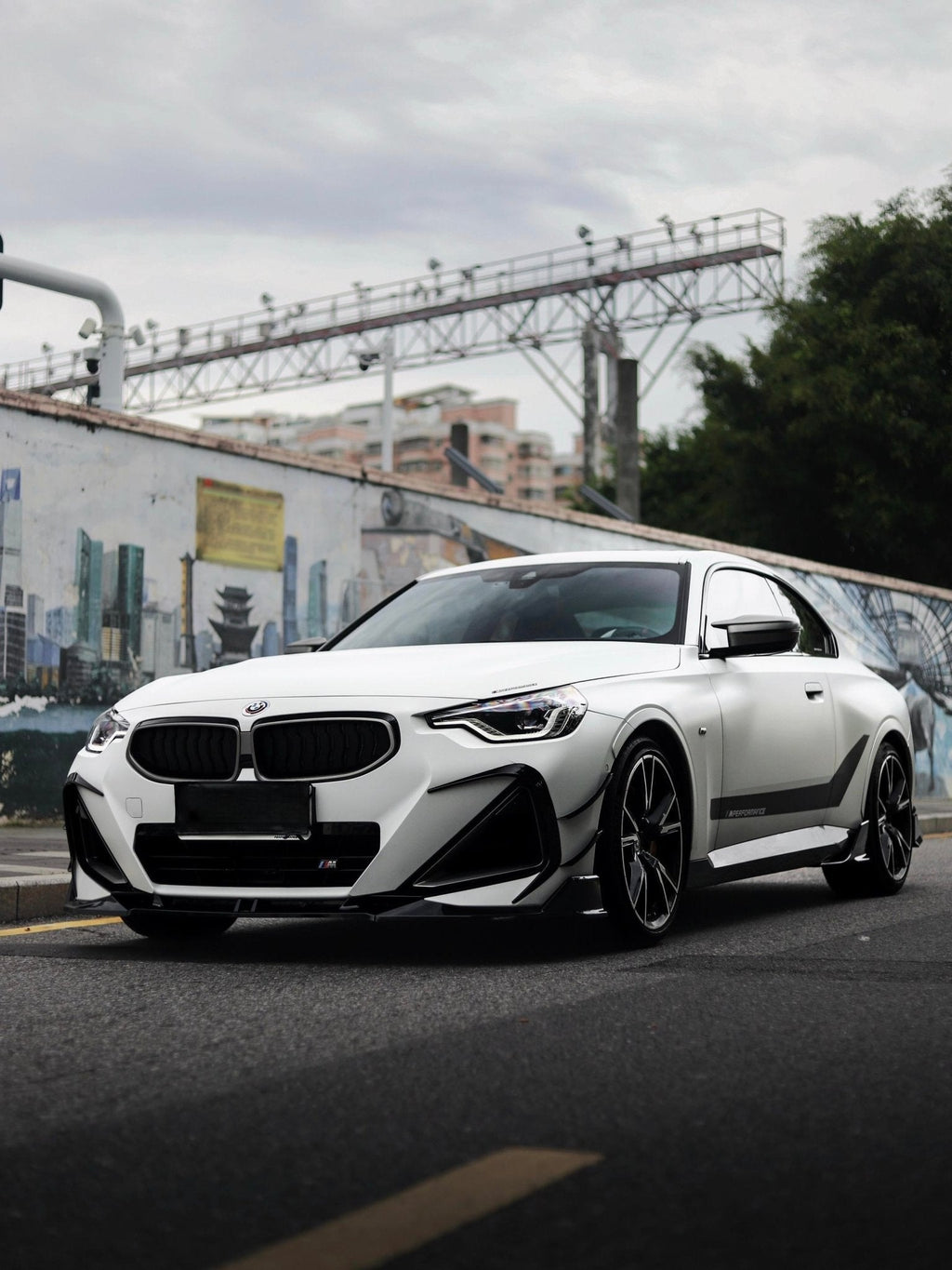 VTEN - BMW 2 SERIES G42 M240I PP FRONT LIP GLOSS BLACK