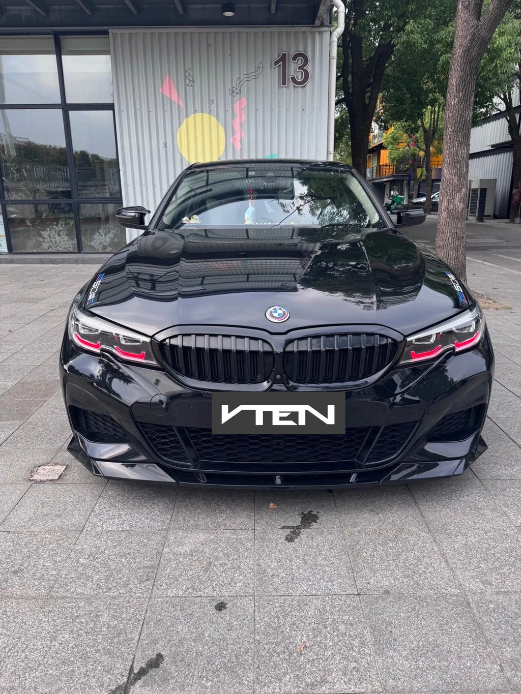 VTEN - BMW 3 SERIES G20 PRE-LCI FRONT LIP ABS GLOSS BLACK