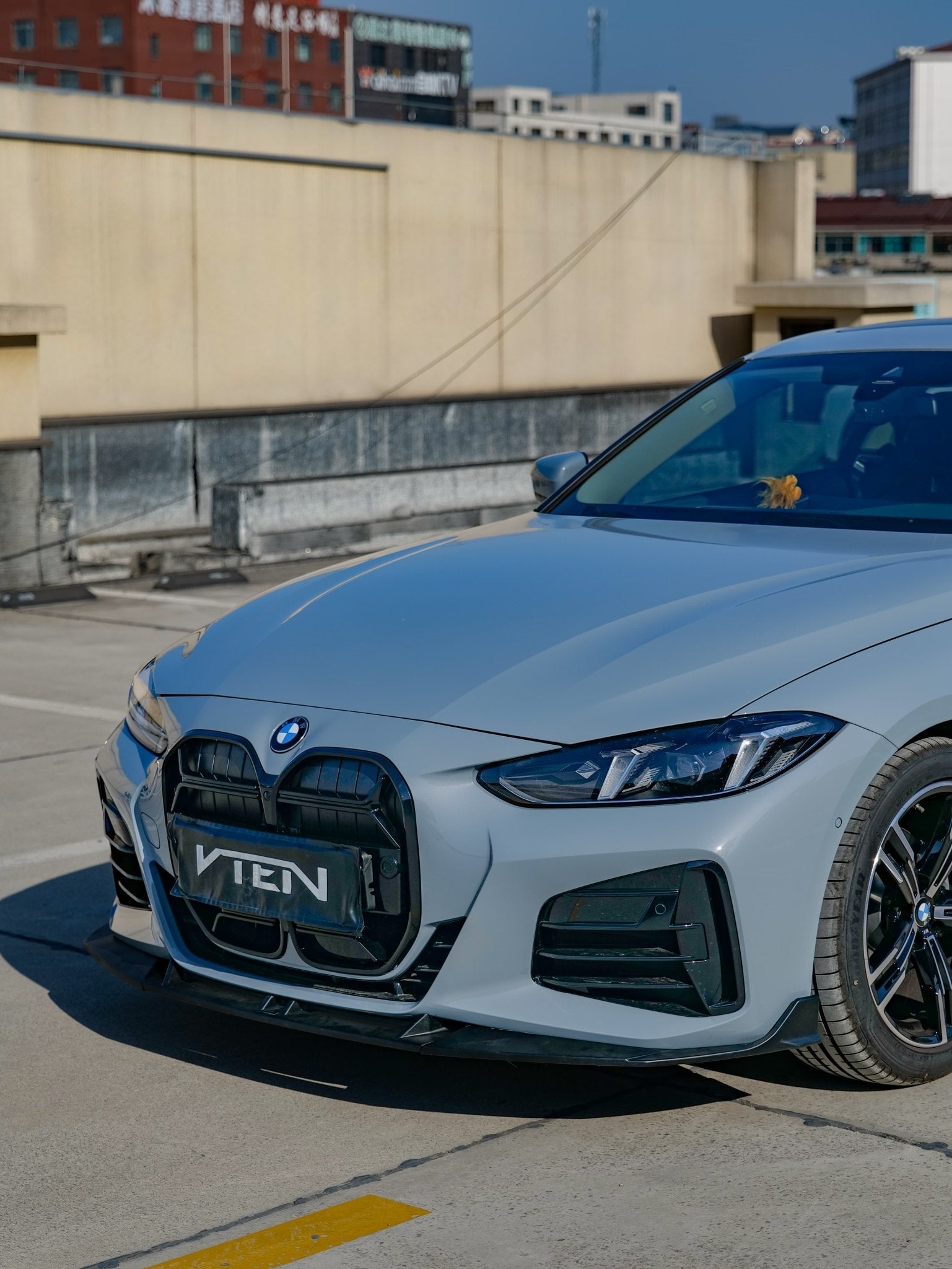 VTEN - BMW 4 SERIES G22 ABS GLOSS BLACK FRONT LIP