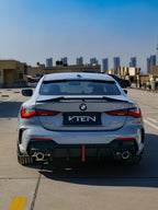 VTEN - BMW 4 SERIES G22 ABS GLOSS BLACK LED REAR DIFFUSER