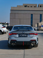 VTEN - BMW 4 SERIES G22 ABS GLOSS BLACK LED REAR DIFFUSER