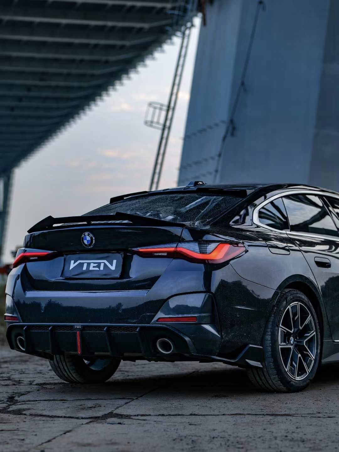 VTEN - BMW 4 SERIES G26 GRAN COUPE ABS GLOSS BLACK ROOF SPOILER