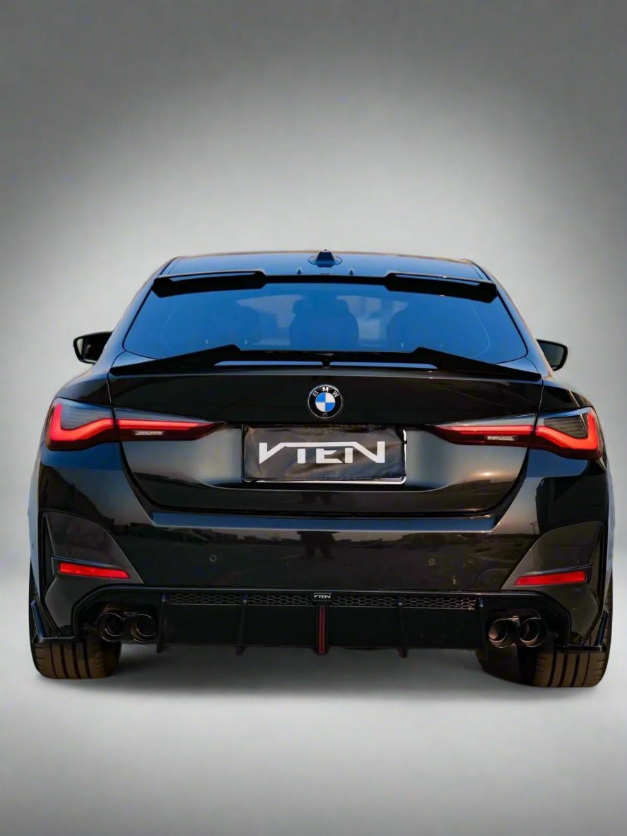 VTEN - BMW 4 SERIES G26 GRAN COUPE ABS GLOSS BLACK ROOF SPOILER