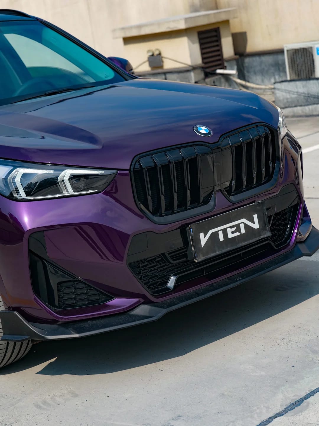 VTEN - BMW X1 / IX1 U11 2023+ PP GLOSS BLACK FRONT LIP